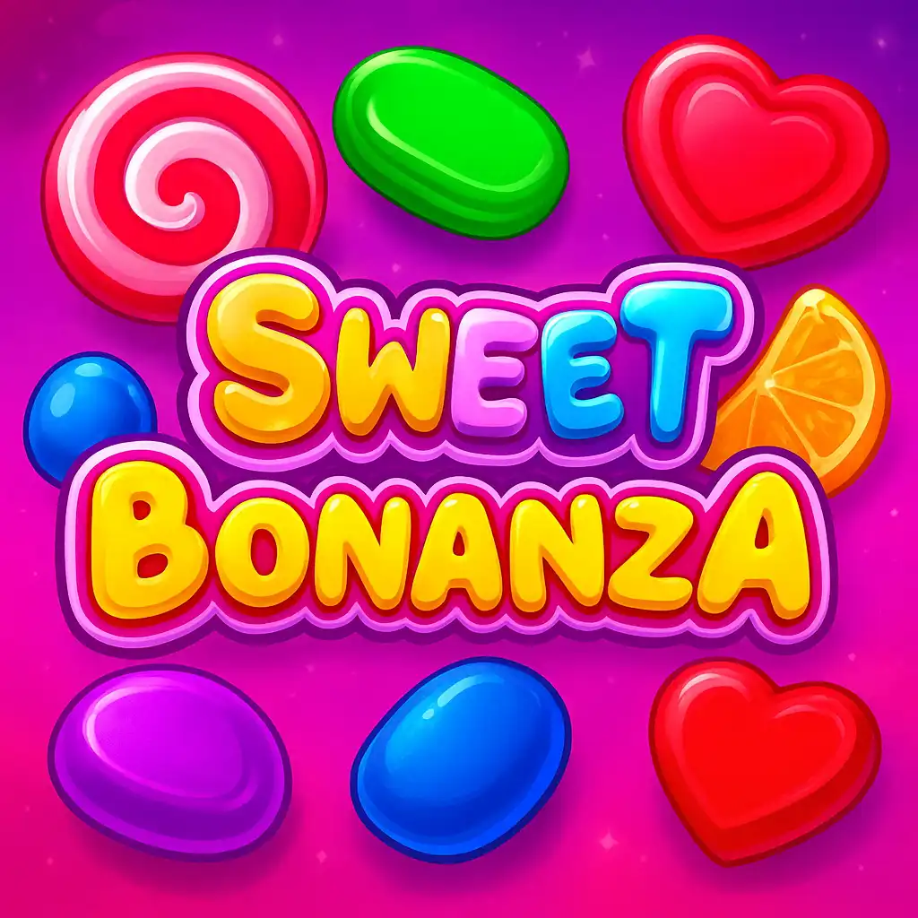 Sweet Bonanza slot game screenshot, Tumbling Candy Wins